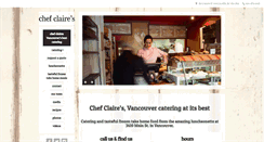 Desktop Screenshot of chefclaires.com